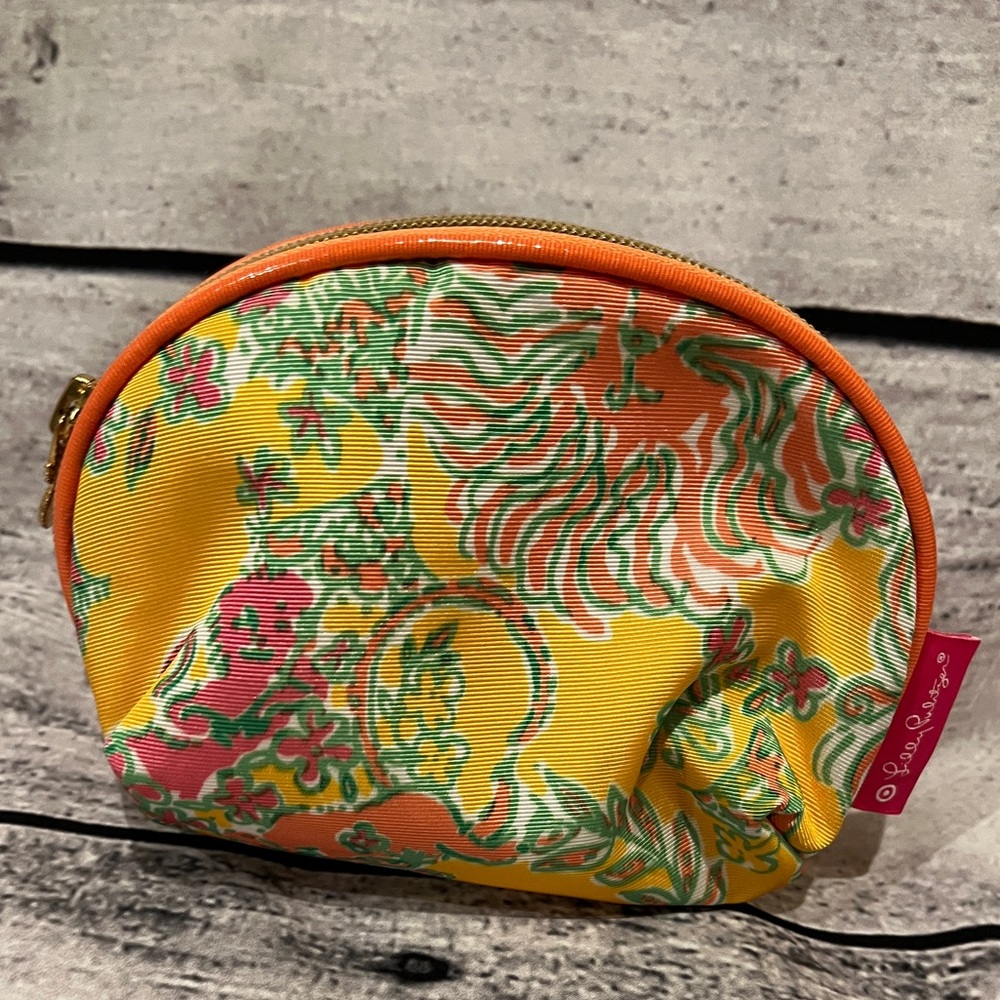 Lilly Pulitzer for Target Small Makeup Cosmetic or Medicine Pouch Bag Zipper